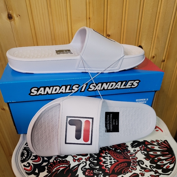 Fila white lady's sandals - Picture 6 of 9